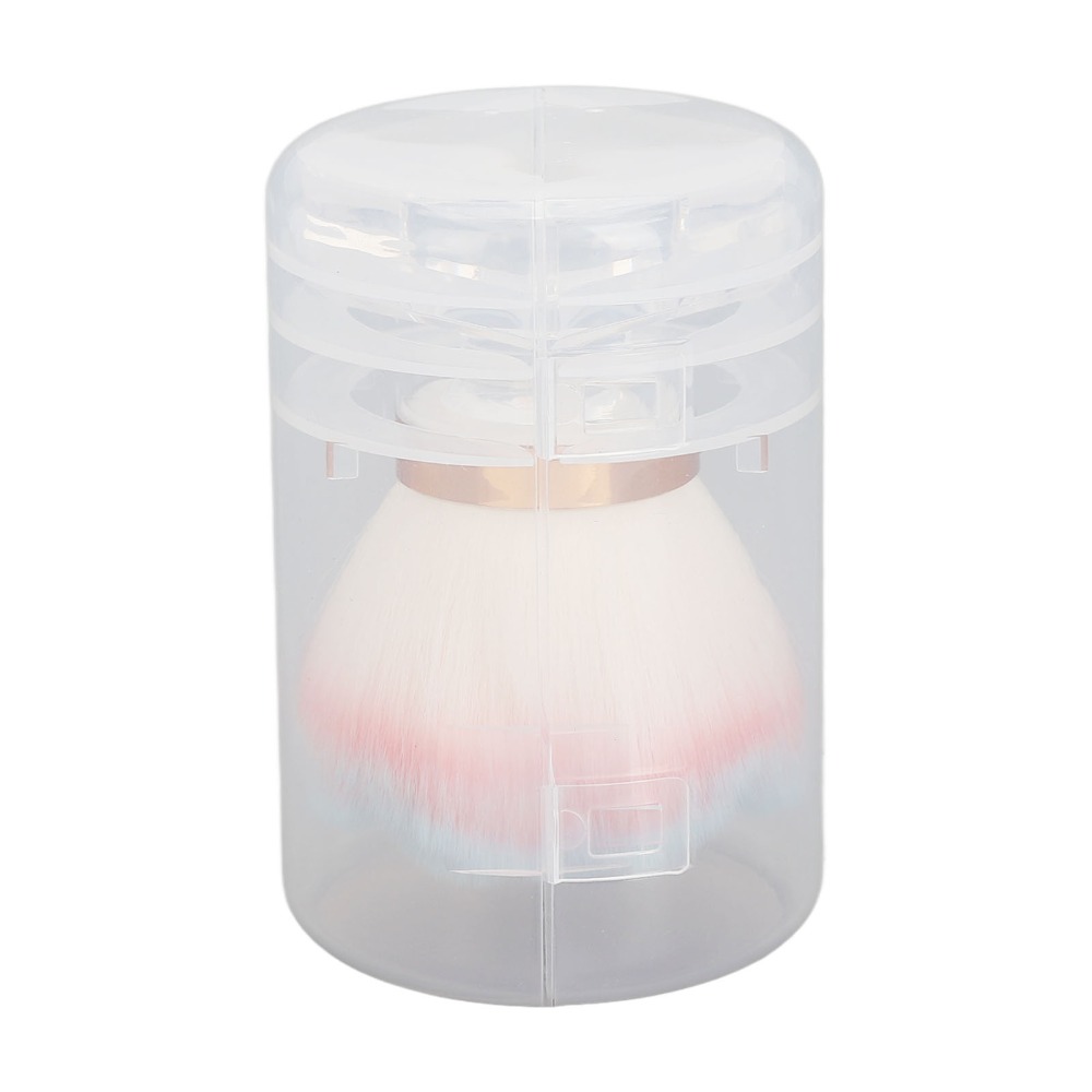 Nail Art Pink Soft - 2 cepillos rosas de cerdas suaves