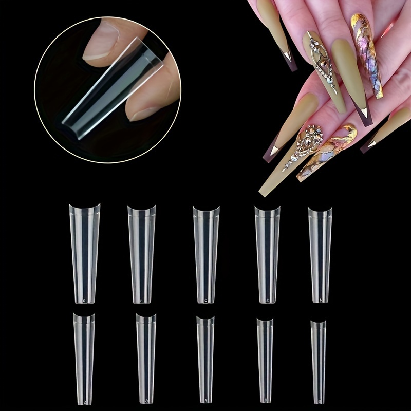 Nail Art Xxl - Puntas de uñas súper largas XXL,