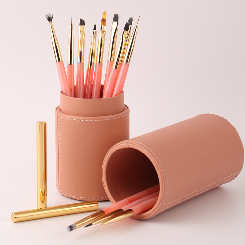 Juego de 12 pinceles de uñas c - Nail Art Pink Soft reseña y precio