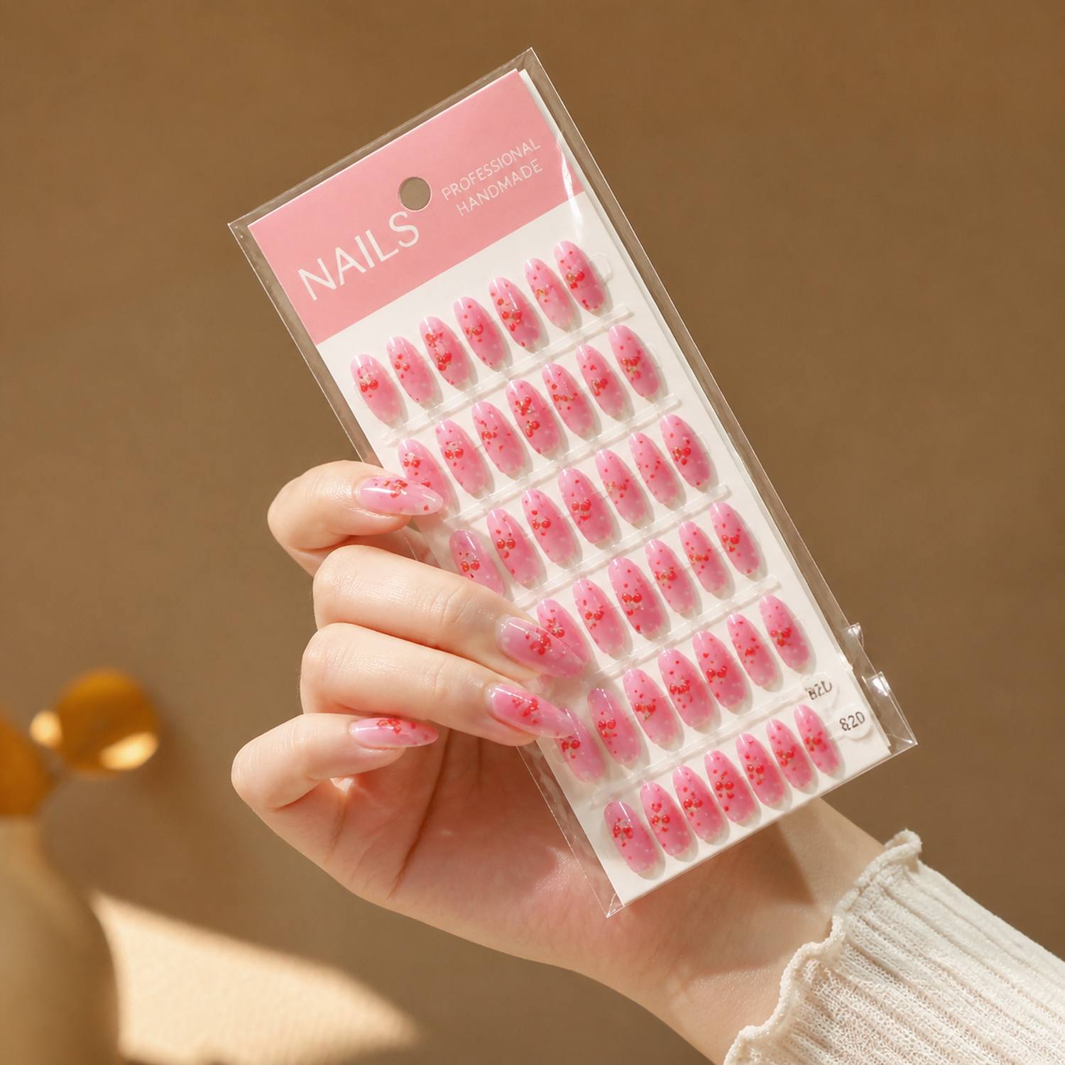 1 paquete de uñas postizas sua - Nail Art Pink Soft reseña y precio