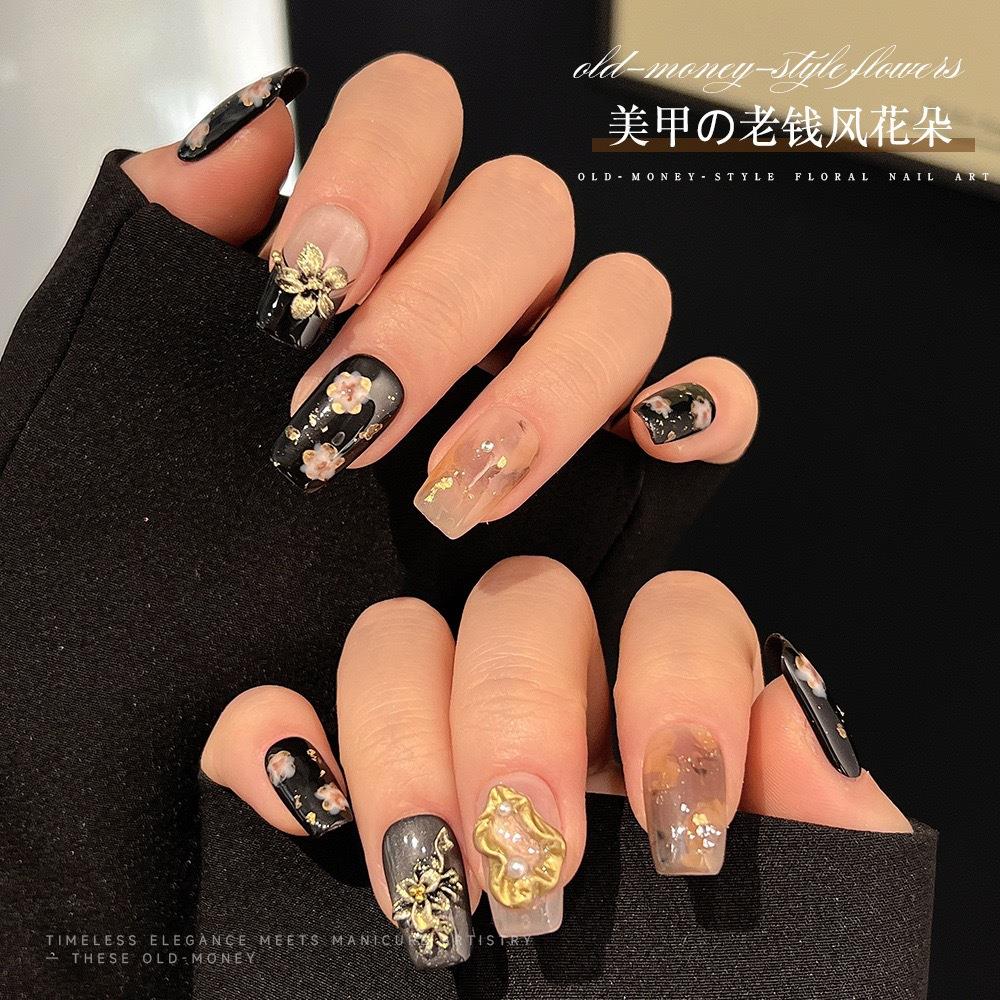 50 Uds. De dijes de flores est - Nail Art Old Money reseña y precio