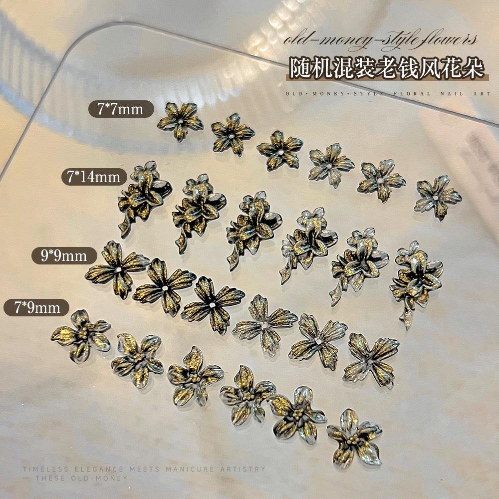 50 Uds. De dijes de flores est - Nail Art Old Money reseña y precio