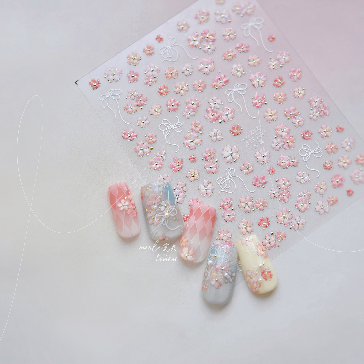 Pegatinas 5D para Uñas con Dis - Nail Art Pink Soft reseña y precio