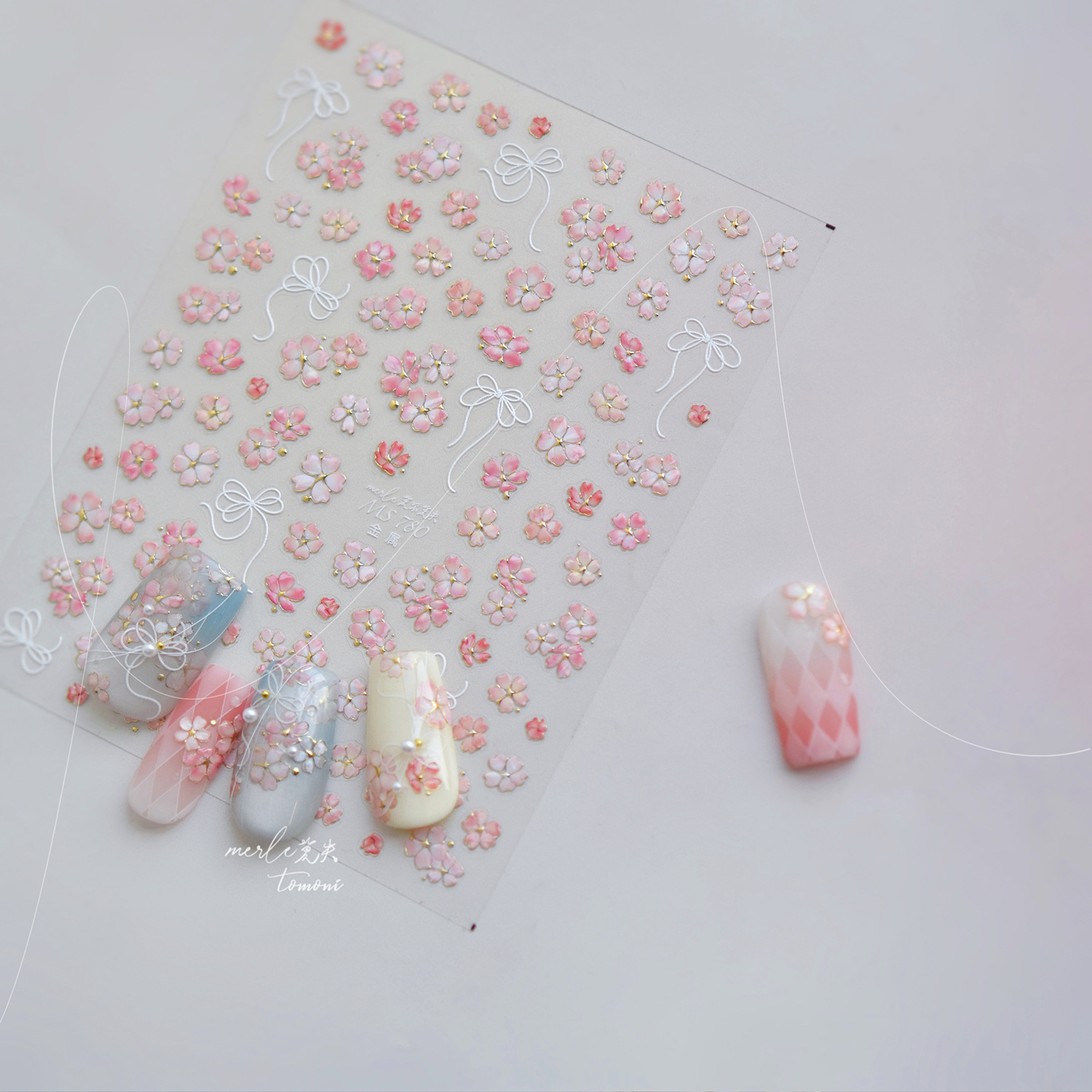 Pegatinas 5D para Uñas con Dis - Nail Art Pink Soft reseña y precio