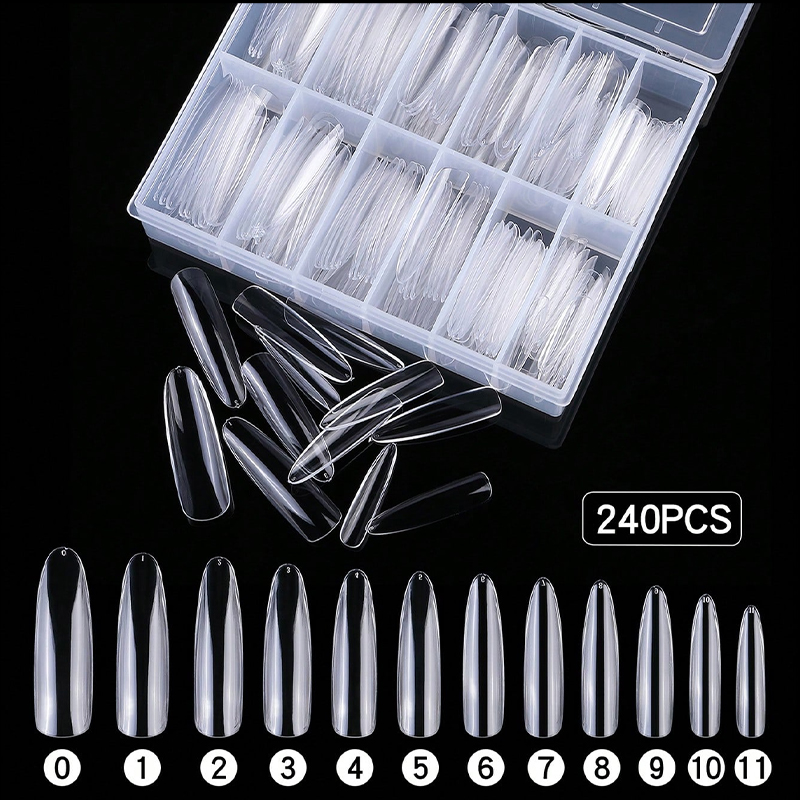 240 Uñas Postizas XXL Súper La - Nail Art Xxl reseña y precio