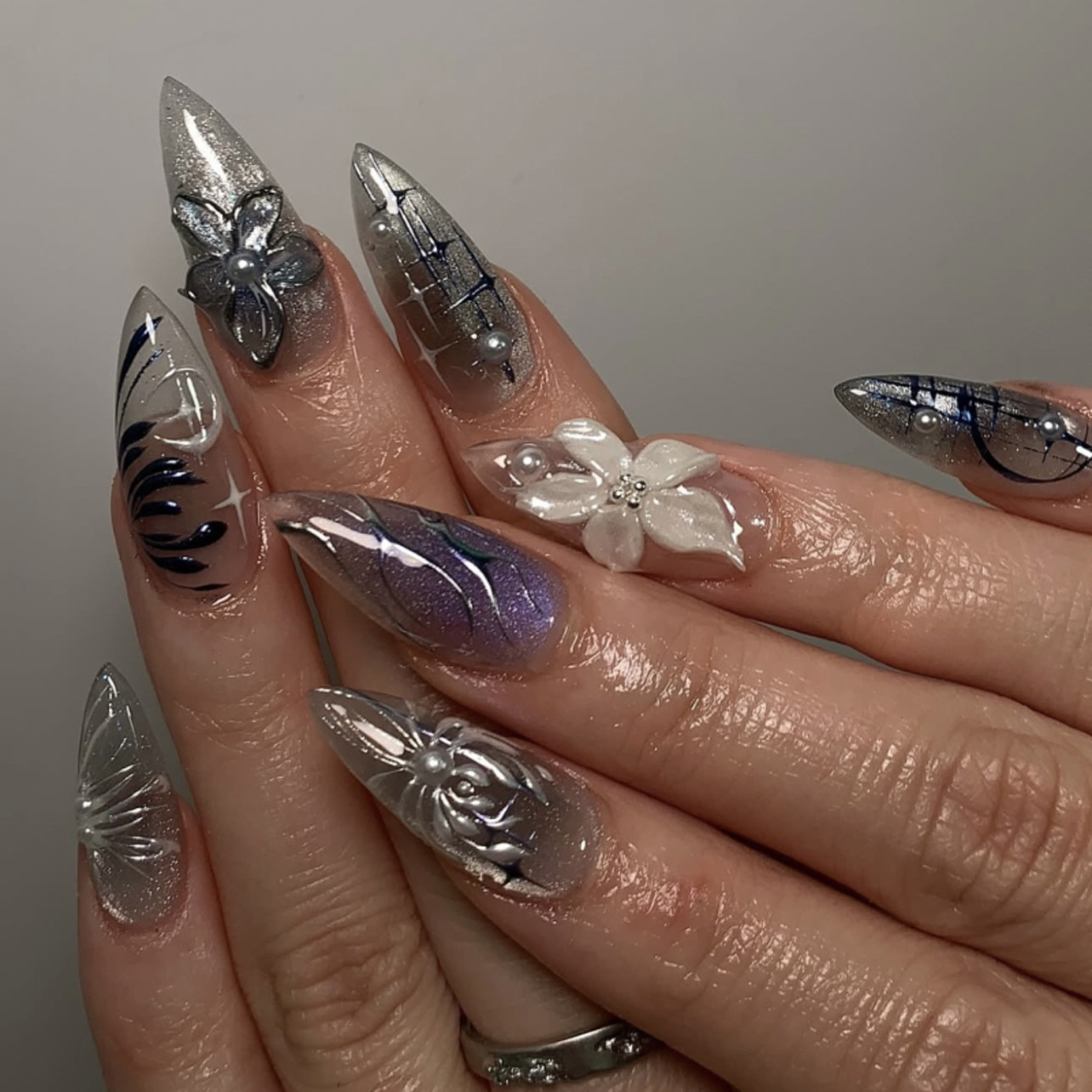 24 Uñas Postizas de Forma Stil - Nail Art Y2K reseña y precio