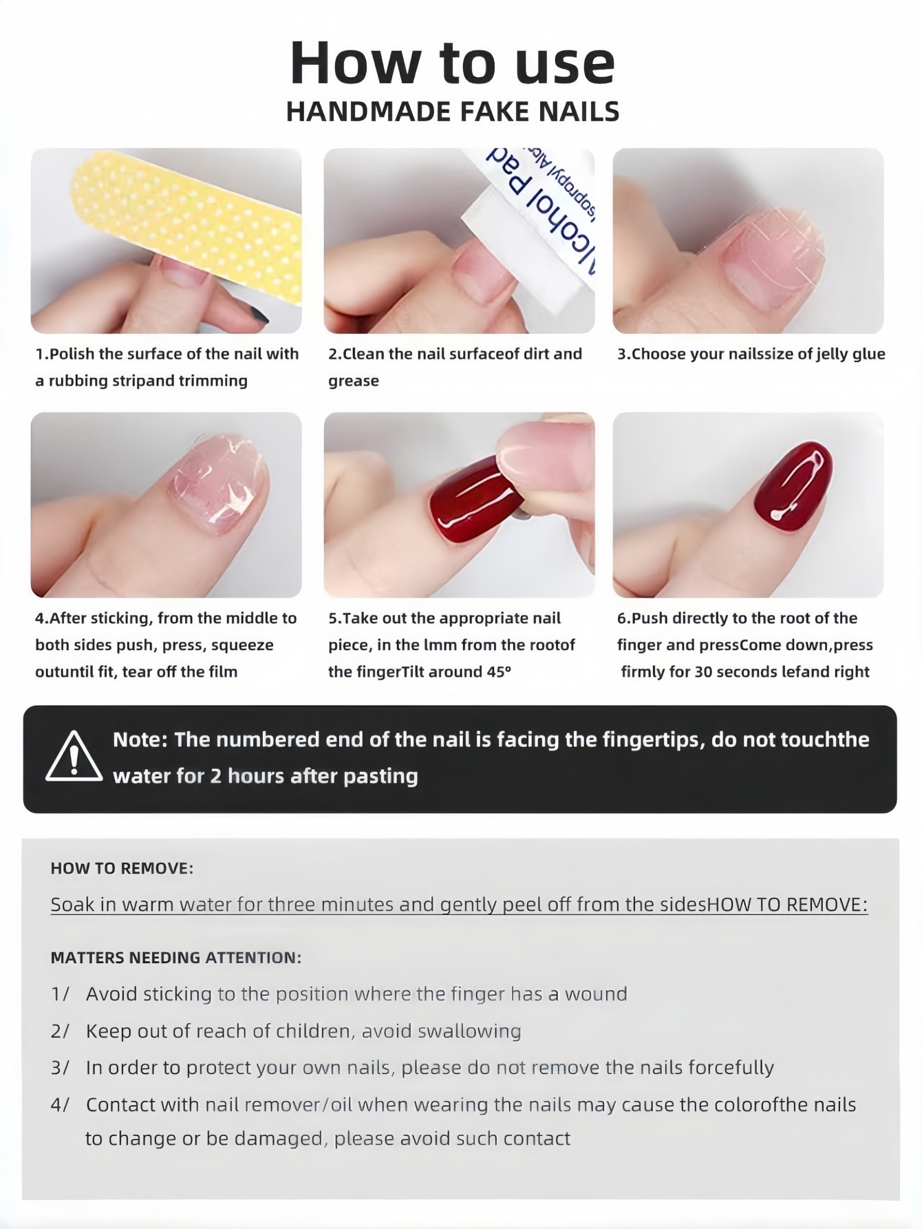 10 uñas postizas ovaladas de t - Nail Art Y2K reseña y precio