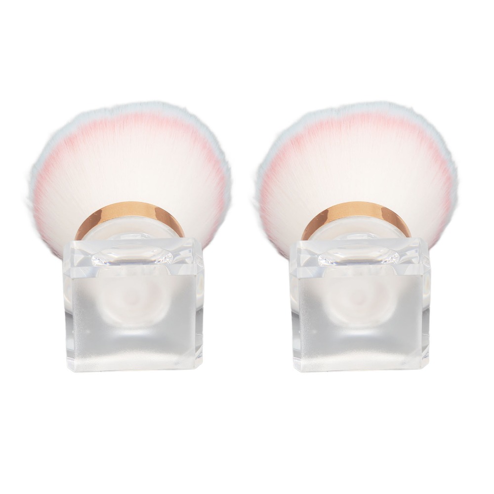 2 cepillos rosas de cerdas sua - Nail Art Pink Soft reseña y precio