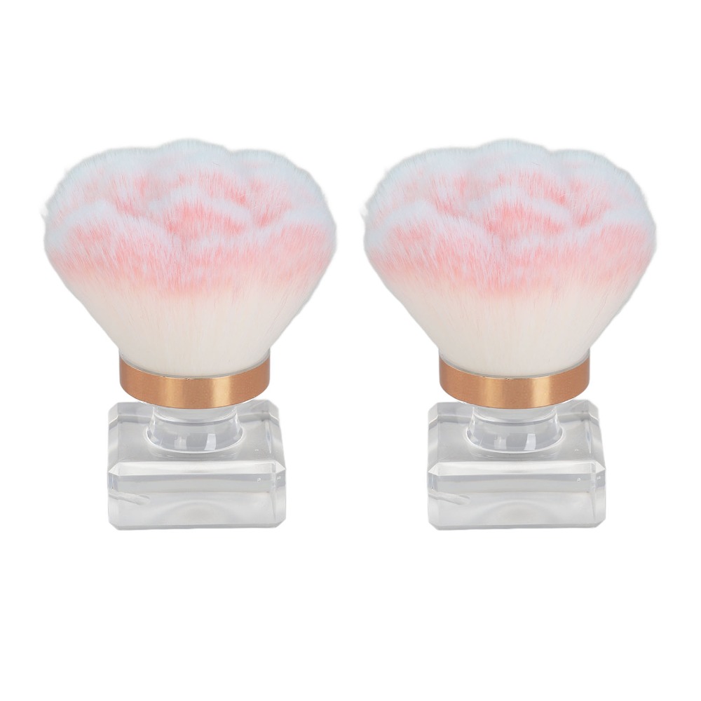 2 cepillos rosas de cerdas sua - Nail Art Pink Soft reseña y precio