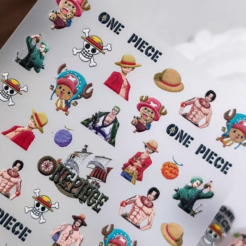 One Piece Luffy Zoro Chopper:  - Nail Art Zoro One Piece reseña y precio