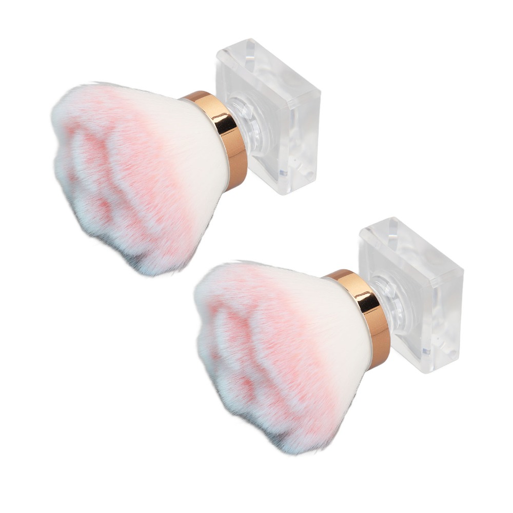 2 cepillos rosas de cerdas sua - Nail Art Pink Soft reseña y precio