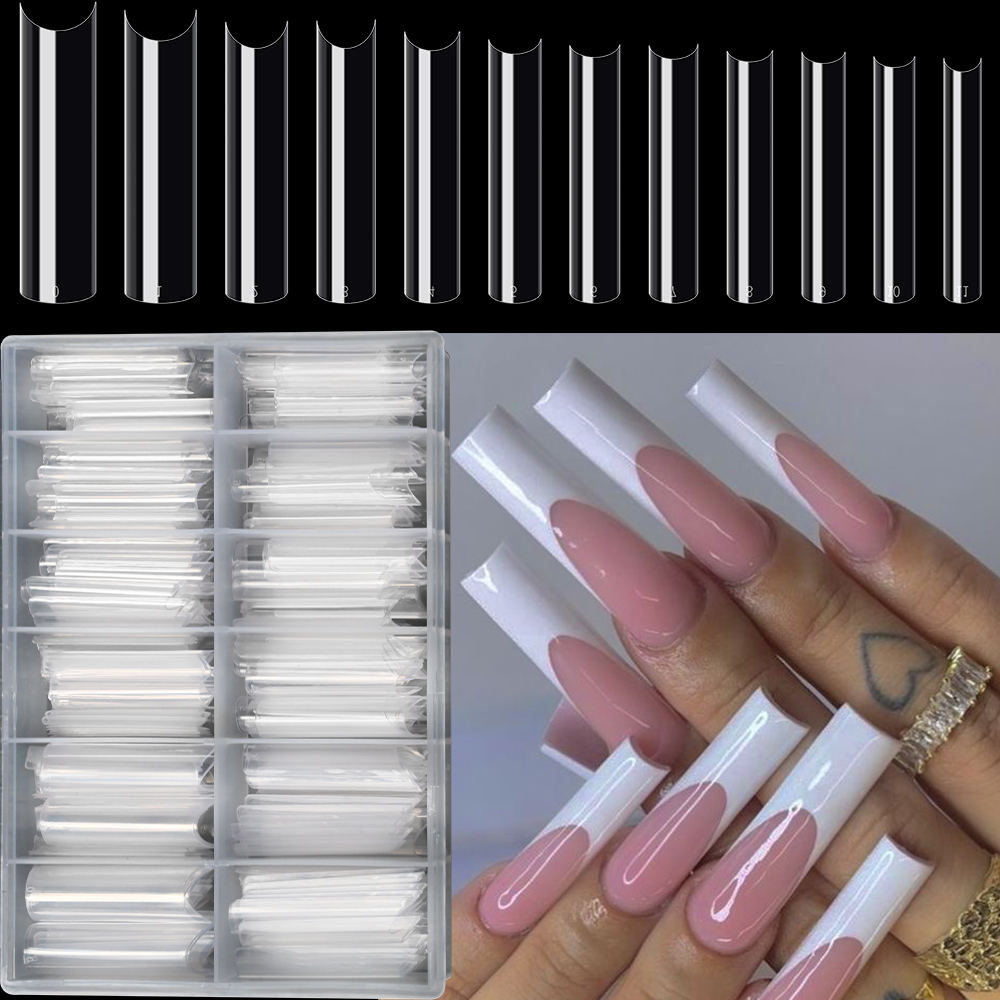 240 Uñas Postizas Cuadradas La - Nail Art Xxl reseña y precio