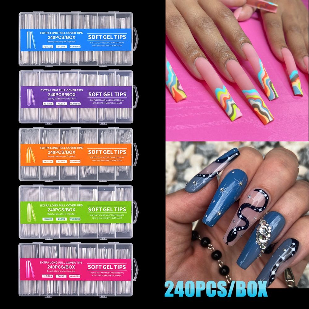 Uñas Postizas Acrílicas XXL pa - Nail Art Xxl reseña y precio