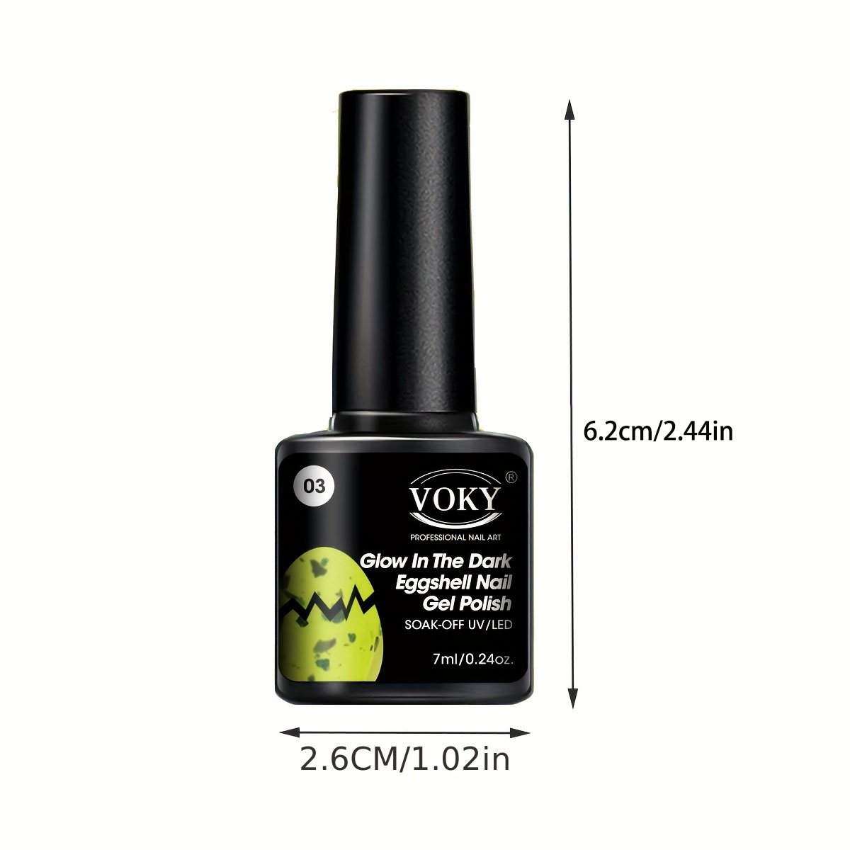 VOKY 6 unids/set fluorescente  - Nail Art Queen reseña y precio