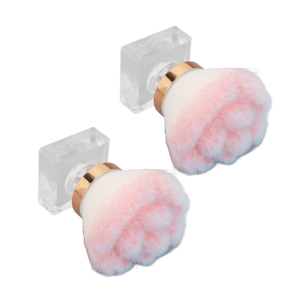 2 cepillos rosas de cerdas sua - Nail Art Pink Soft reseña y precio