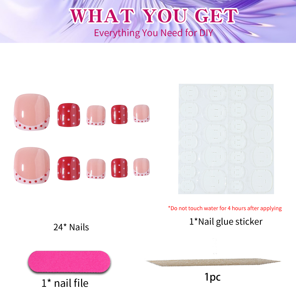 24 pegatinas de manicura franc - Nail Art Y2K reseña y precio