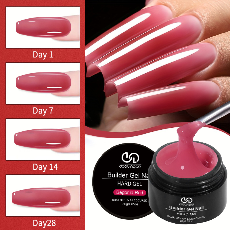 Gel de uñas acrílico para exte - Nail Art Pink Soft reseña y precio