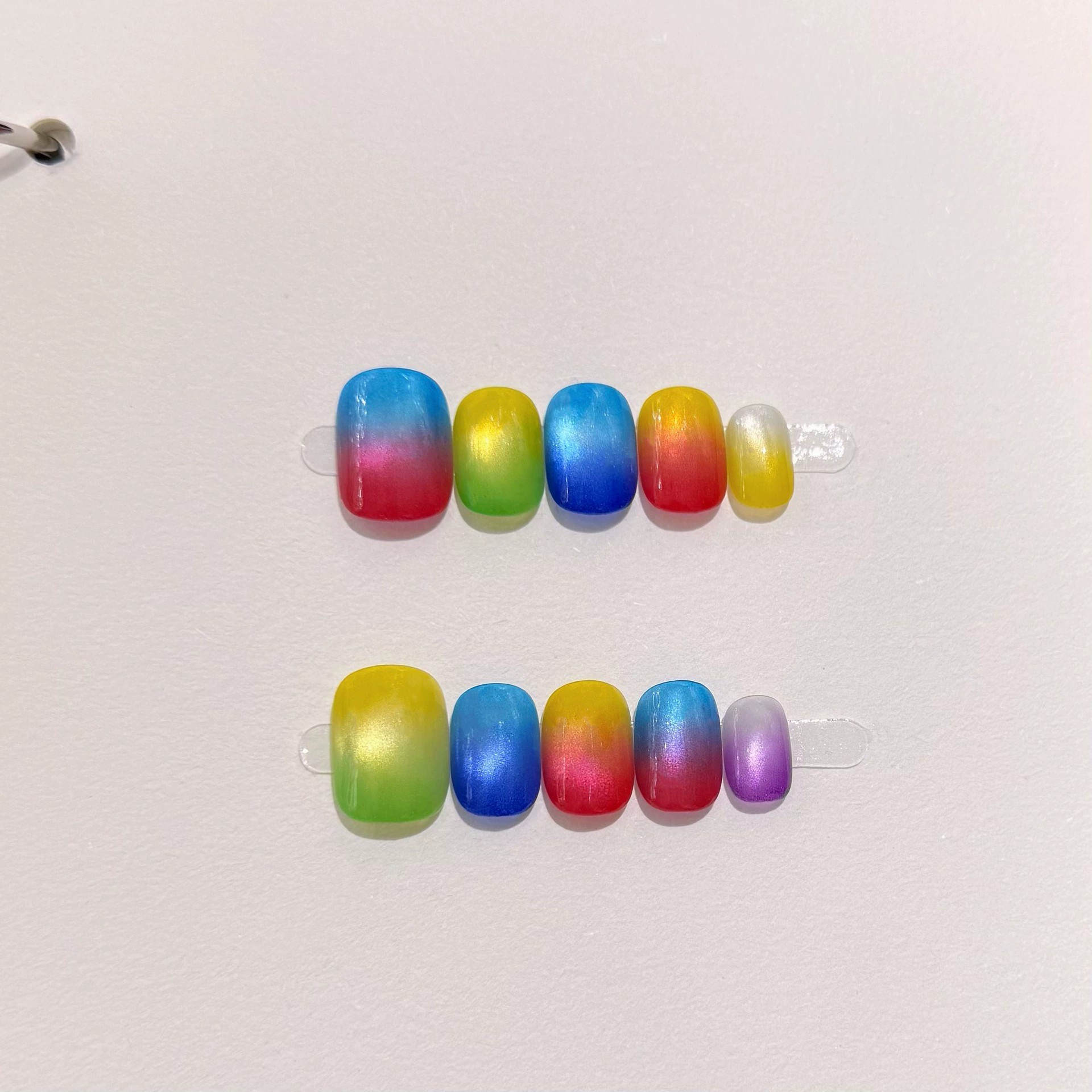 10 Uds. De uñas postizas hecha - Nail Art Y2K reseña y precio