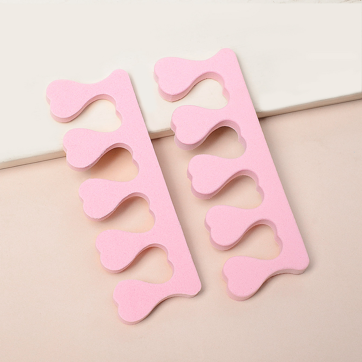 10 pares de separadores de ded - Nail Art Pink Soft reseña y precio
