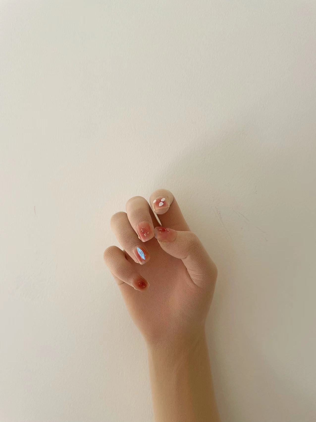 1 par de medias de protección  - Nail Art Queen reseña y precio