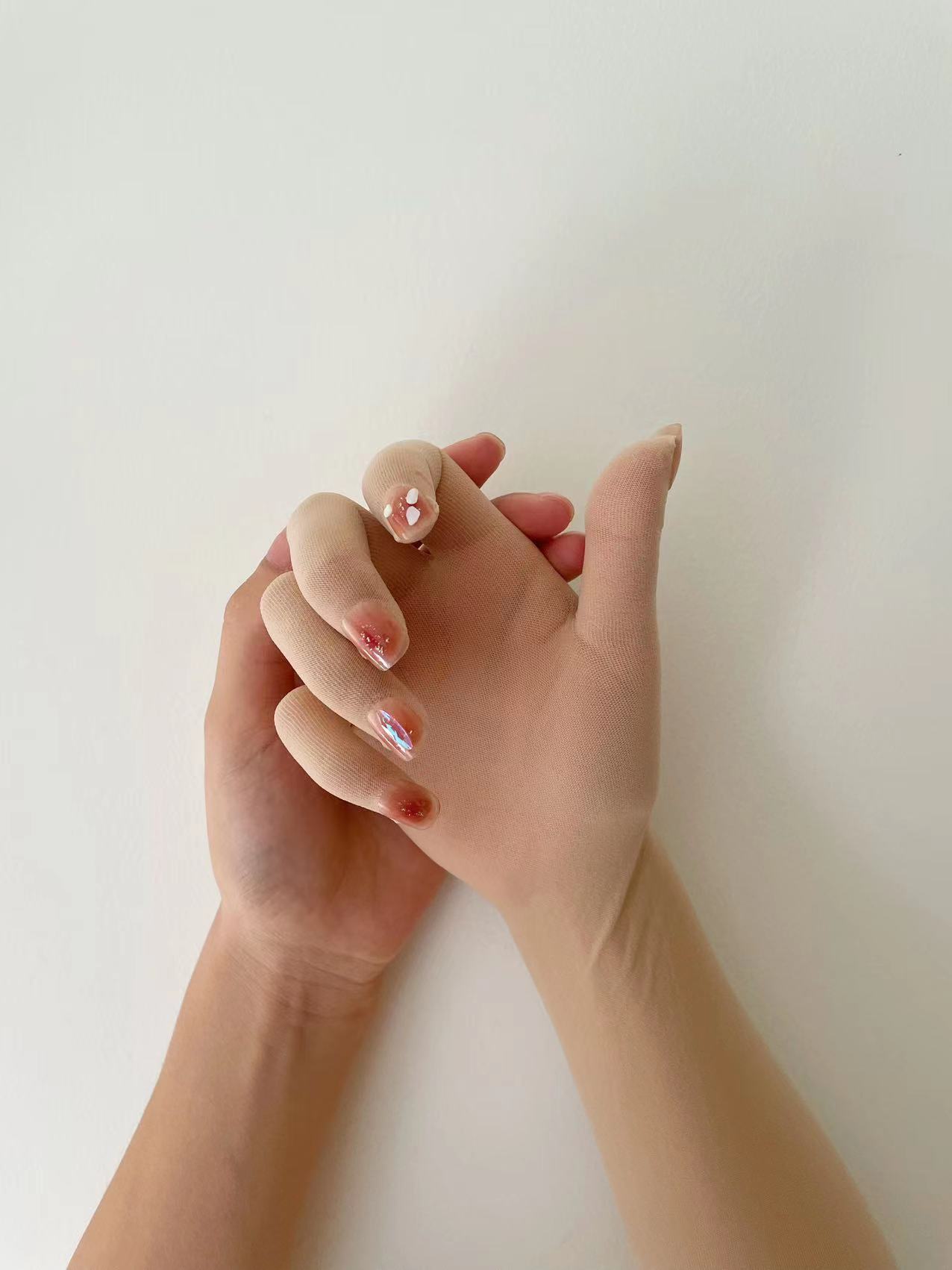 1 par de medias de protección  - Nail Art Queen reseña y precio