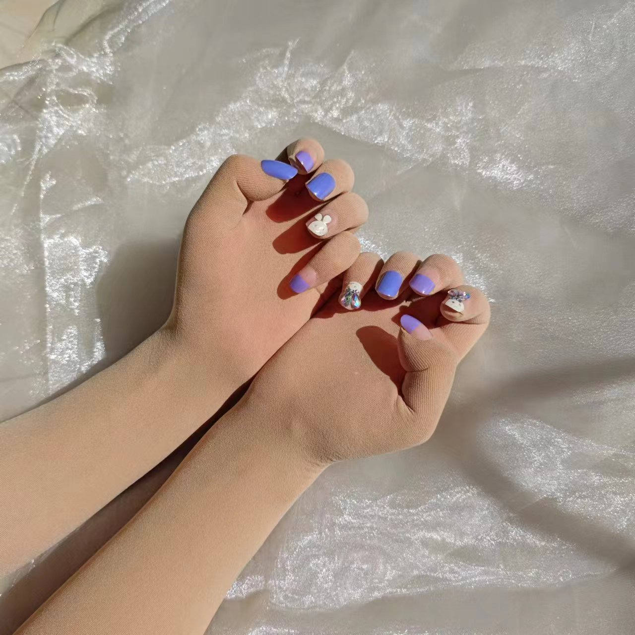1 par de medias de protección  - Nail Art Queen reseña y precio